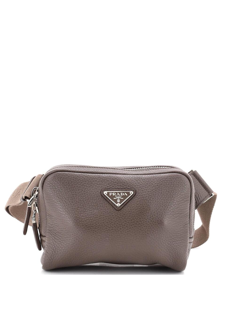 Prada Zip Shoulder Waist Bag Vitello #374630P18B